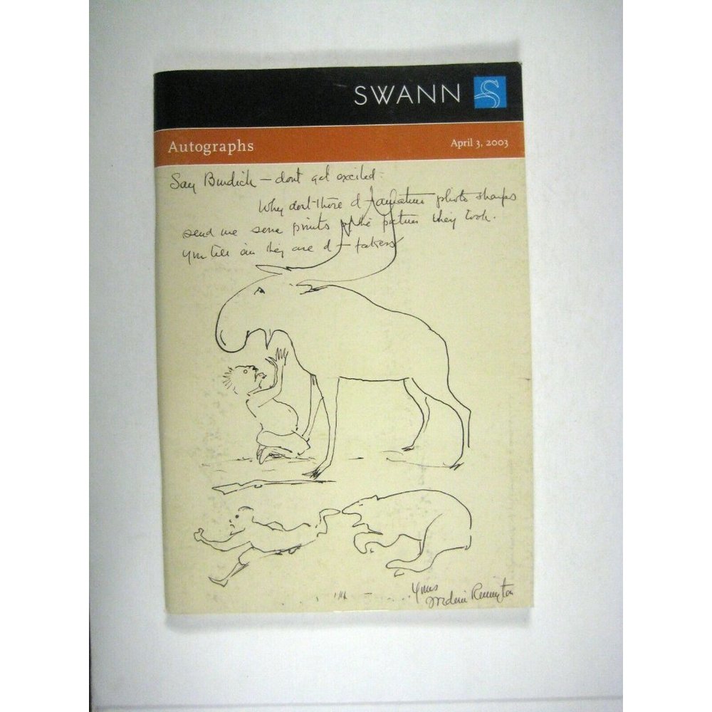 SWANN Catalog Autographs 2003 PPB PT Barnum Robert E Lee Herbert Hoover 1965